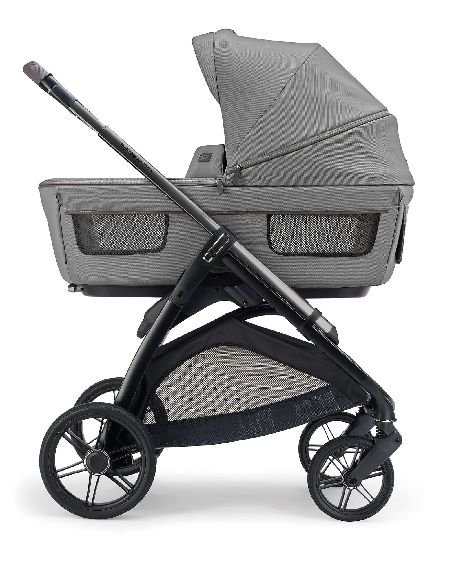 Aptica System Duo - Crystal Grey - Seduta All Season + Culla Open Up