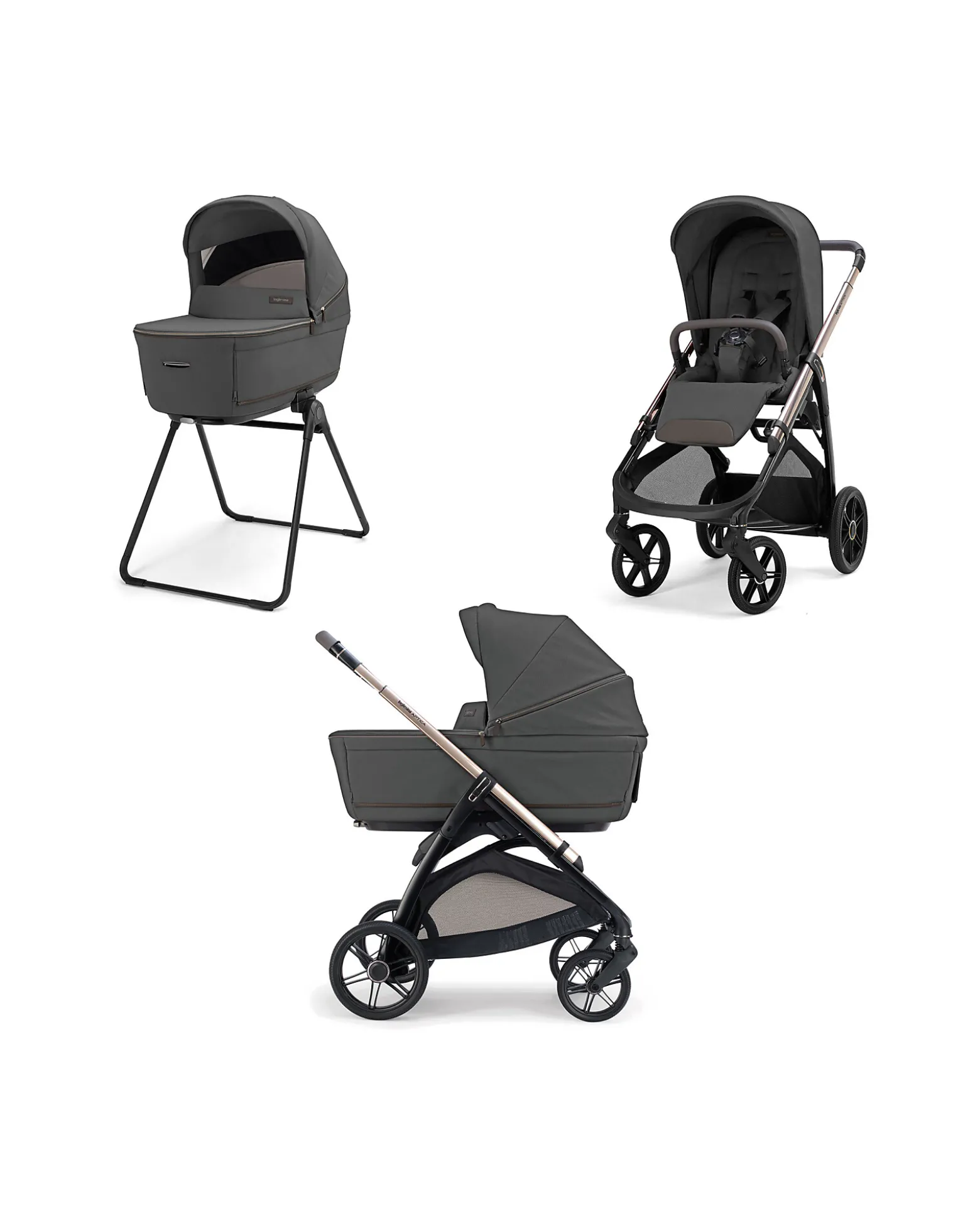 Aptica System Duo Marble Grey + Telaio Palladio