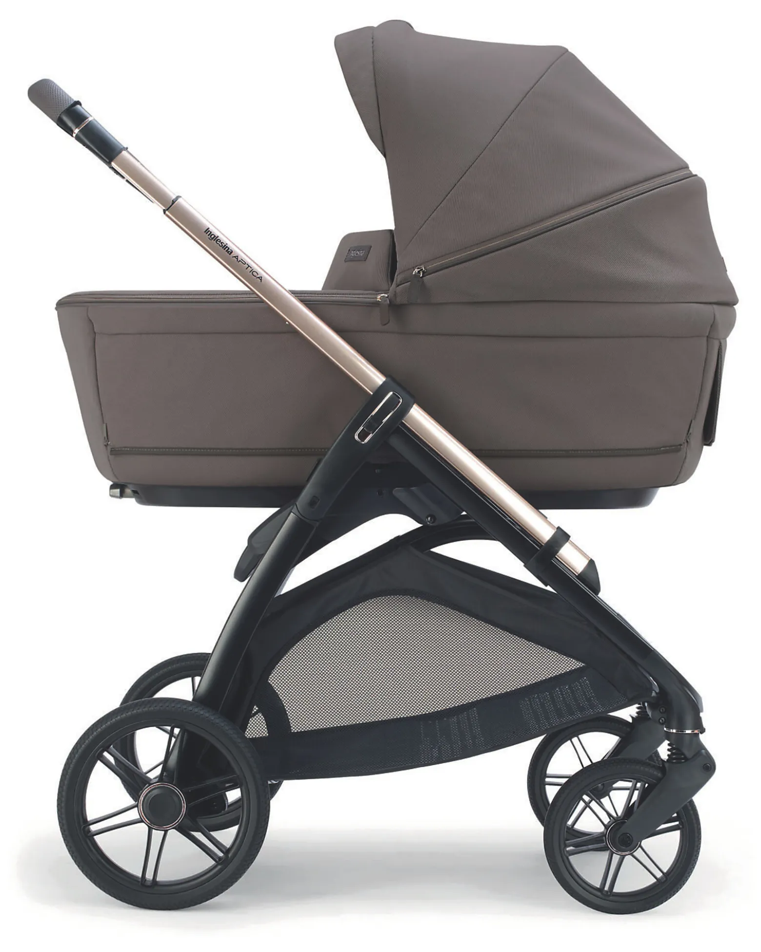 Aptica System Quattro - Essence Mokka - Seduta All Season + Culla Open Up + Standup + Seggiolino Auto Darwin