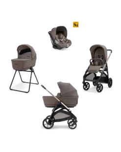 Aptica System Quattro - Essence Mokka - Seduta All Season + Culla Open Up + Standup + Seggiolino Auto Darwin + Telaio Palladio