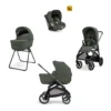 Aptica System Quattro - Ivy Green - Seduta All Season + Culla Open Up + Standup + Seggiolino Auto Darwin + Telaio Litio
