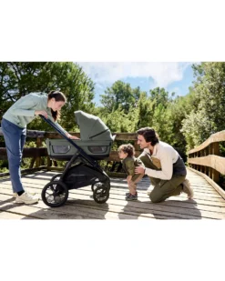 Aptica XT System Quattro - Taiga Green - Seduta All Season + Culla Open Up + Standup + Seggiolino Auto Darwin Recline