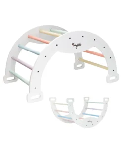 Arco Montessori Rainbow - Cotton Candy - Sviluppa Equilibrio e Agilità