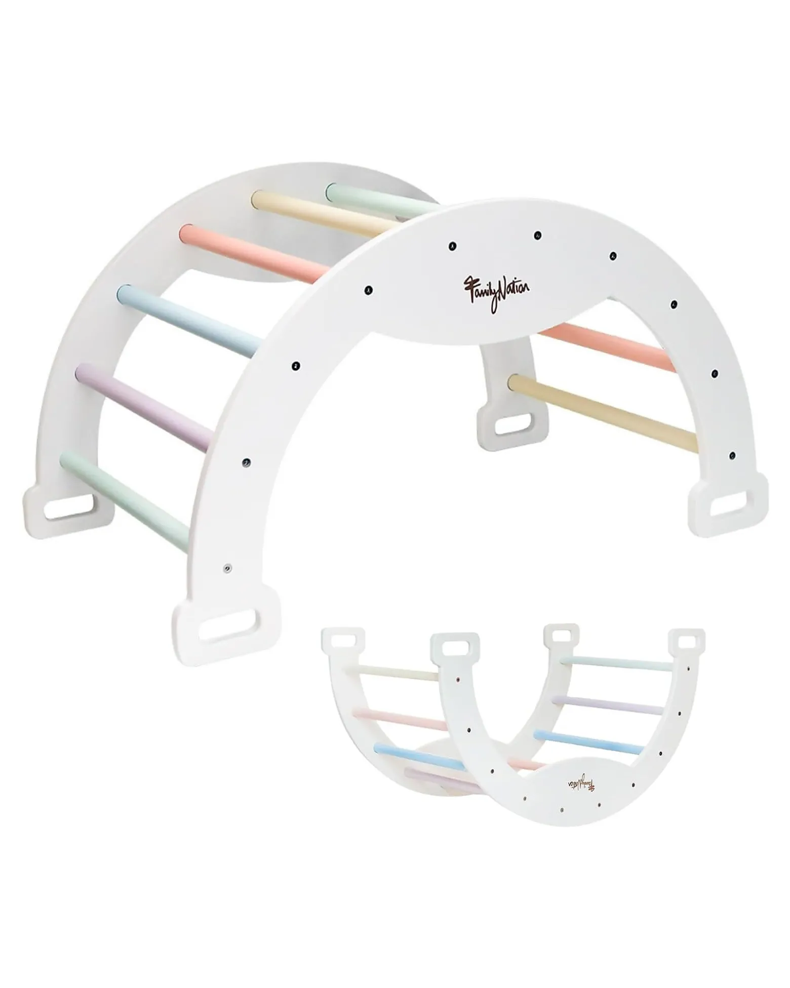 Arco Montessori Rainbow - Cotton Candy - Sviluppa Equilibrio e Agilità