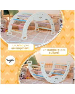 Arco Montessori Rainbow - Sunny Beach - Sviluppa Equilibrio e Agilità
