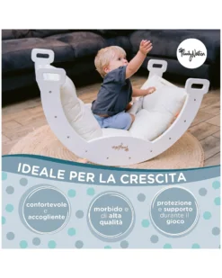 Arco Montessori Rainbow - Sunny Beach + Cuscino - Sviluppa Equilibrio e Agilità