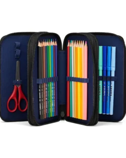 Astuccio Maxi Completo - 3 Zip e Tasca per Monete - TaekBeardo