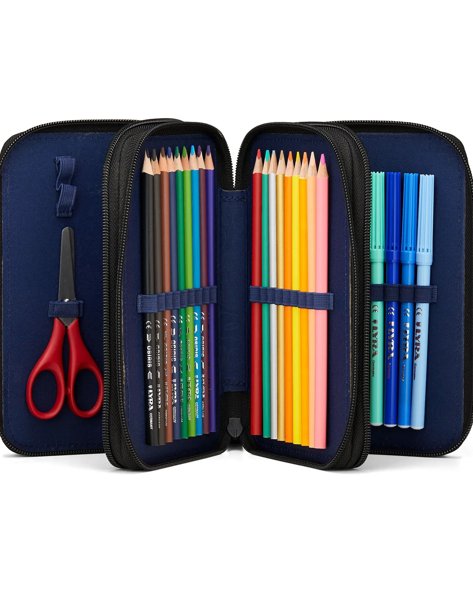 Astuccio Maxi Completo - 3 Zip e Tasca per Monete - TaekBeardo