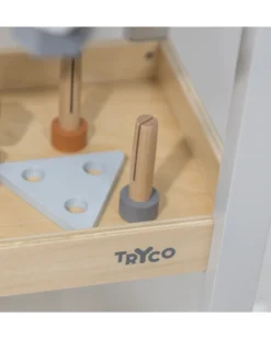 Banco degli Attrezzi in Legno - Colori ad Acqua Atossici - 3+ Anni