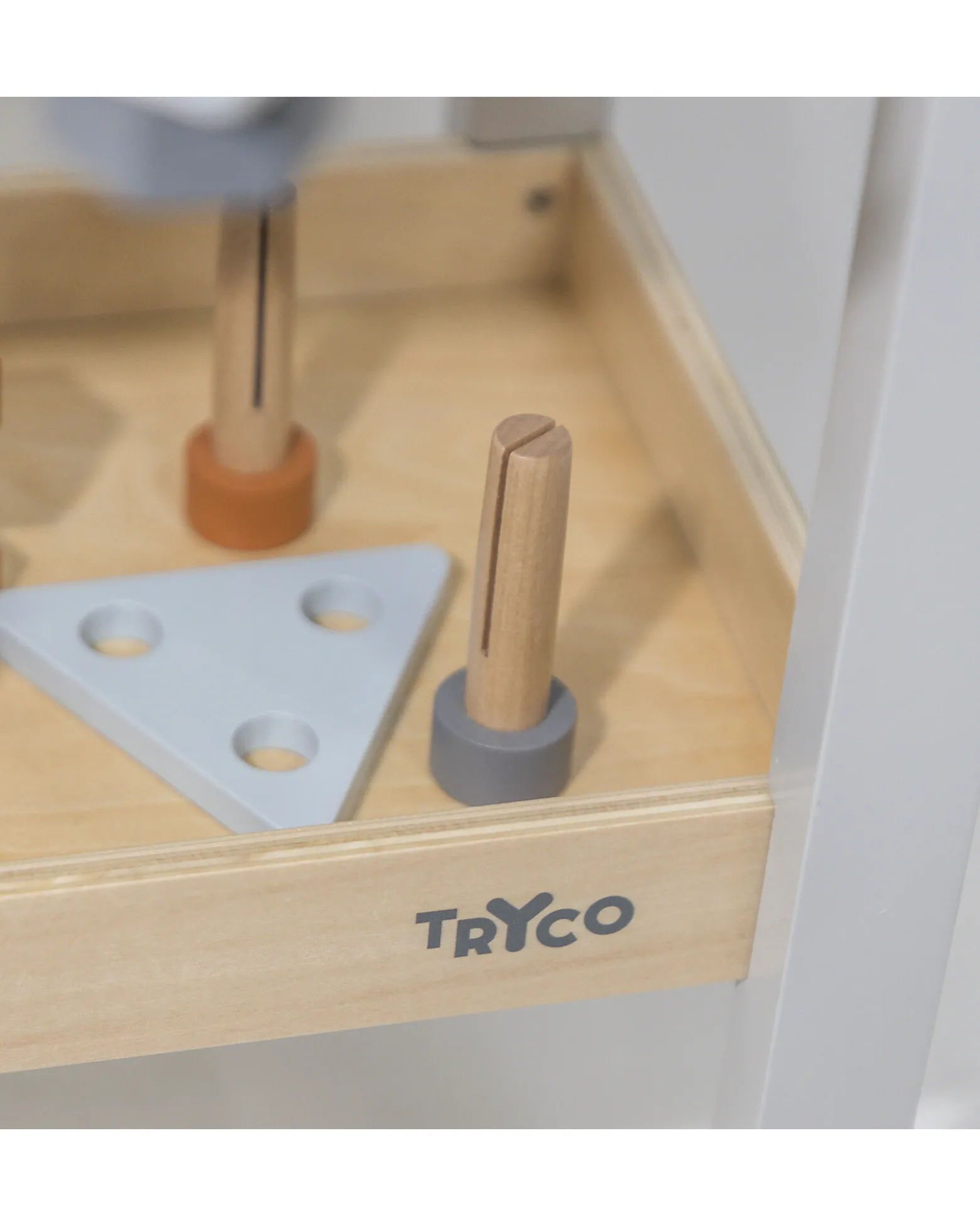 Banco degli Attrezzi in Legno - Colori ad Acqua Atossici - 3+ Anni