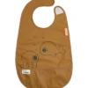 Bavaglino Impermeabile con Tasca Sea Friends - Mostarda - Chiusura con Velcro