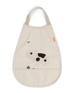 Bavaglino Pull Over - Impermebaile con Tasca - Tiny Farm - Sabbia