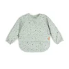 Bavaglio a Maniche Lunghe Impermeabile con Tasca - Happy Dots - Verde - Certificato Oeko-Tex