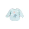 Bavaglio a Maniche Lunghe Impermeabile con Tasca - Elphee - Blu - Certificato Oeko-Tex