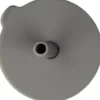 Bicchiere con Cannuccia - Grigio Olivastro - Silicone