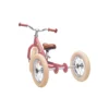 Bici 2 in 1 Rosa Vintage Opaco + Kit Terza Ruota per Convertirla in Triciclo