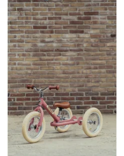 Bici Senza Pedali Vintage - Rosa Opaco - dai 15 mesi!