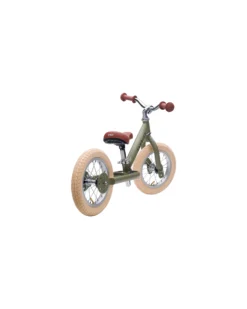 Bici Senza Pedali Vintage - Verde Opaco - dai 15 mesi!
