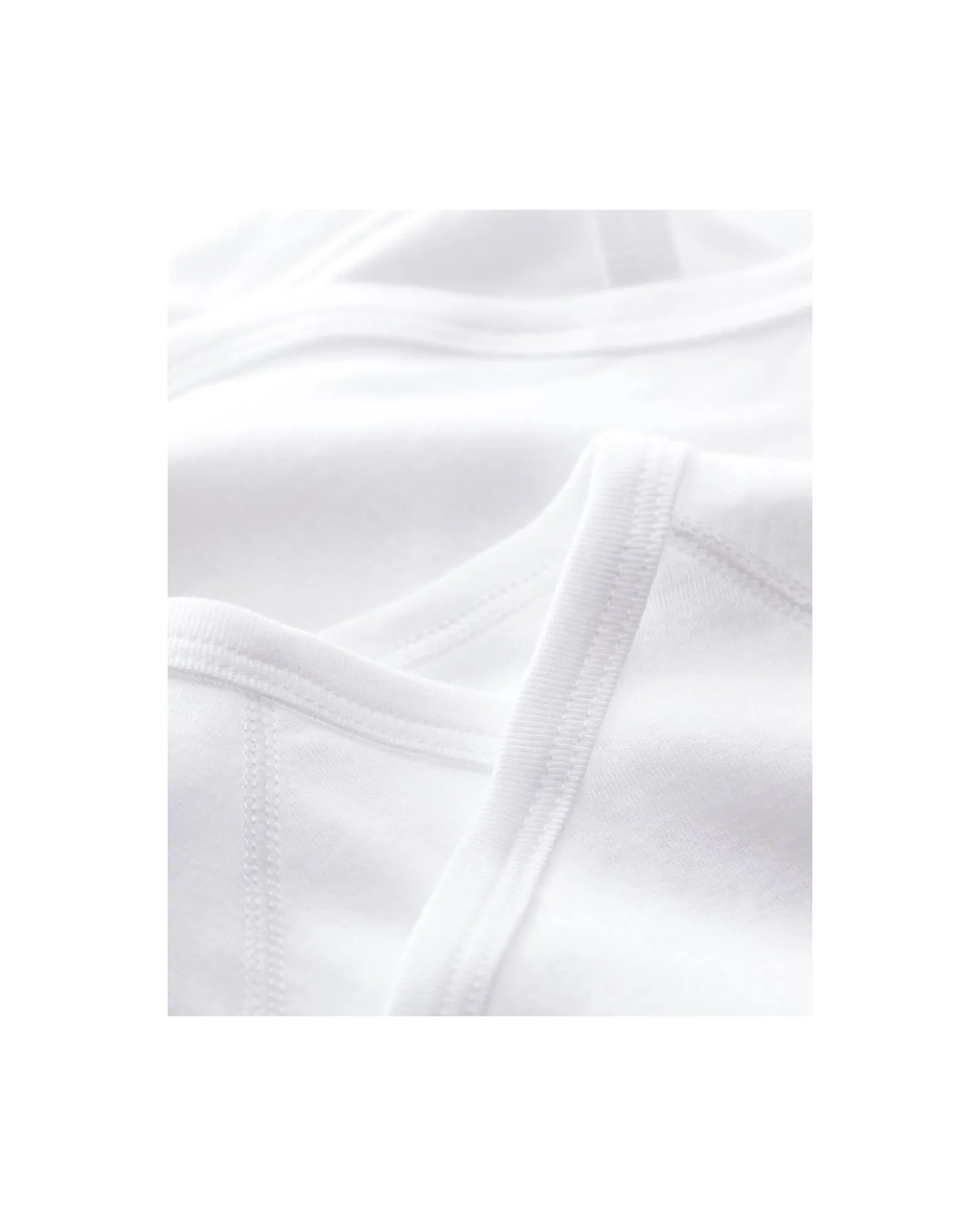 Body Kimono Manica Corta - Pacco da 2 - Bianco - 100% Cotone