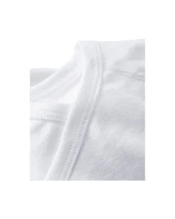 Body Kimono Manica Lunga - Pacco da 2 - Bianco - 100% Cotone
