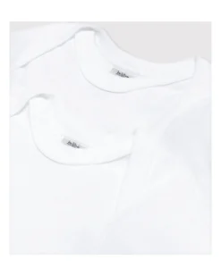 Body Manica Lunga - Pacco da 2 - Bianco - 100% Cotone Bio