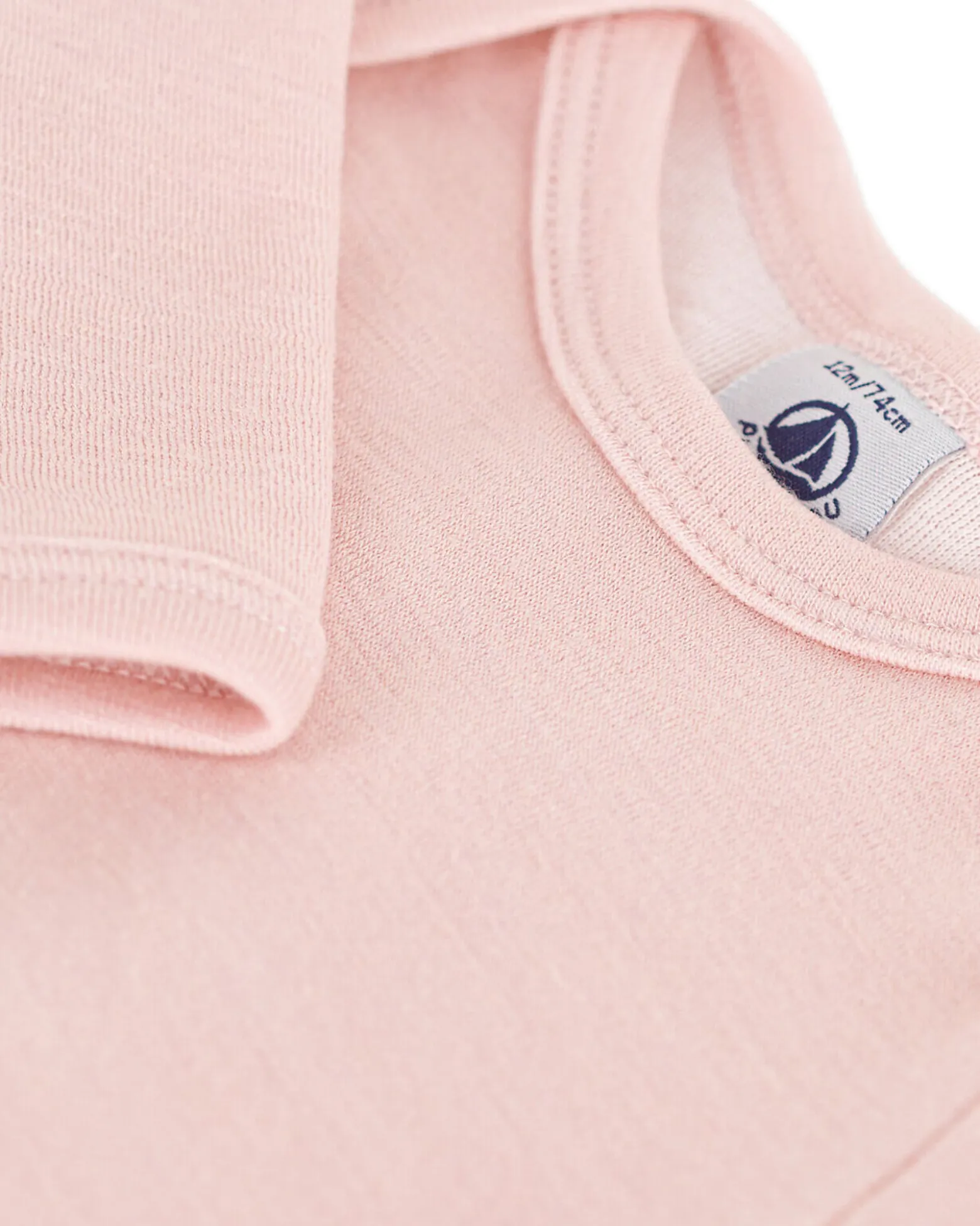 Body Manica Lunga - Rosa - 100% Cotone