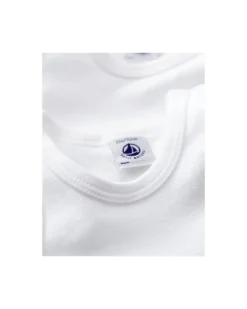 Body Senza Maniche, Pacco da 2 - Bianco - 100% Cotone