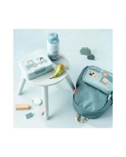 Borraccia Antigoccia Termica per Bambini 340 ml - Tiny Farm - Blu