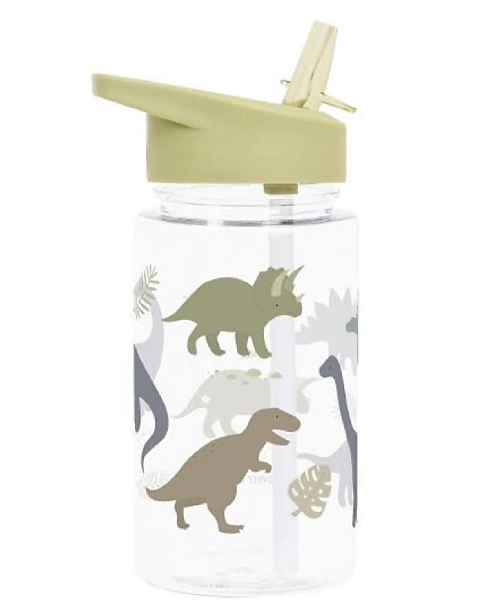 Borraccia con Cannuccia 450 ml - Dinosauri - Senza BPA!