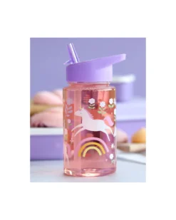 Borraccia con Cannuccia 450 ml - Unicorn Dreams - Senza BPA!