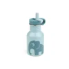 Borraccia in Metallo 350 ml - Elefante - Blu - con Cannuccia a Scomparsa!