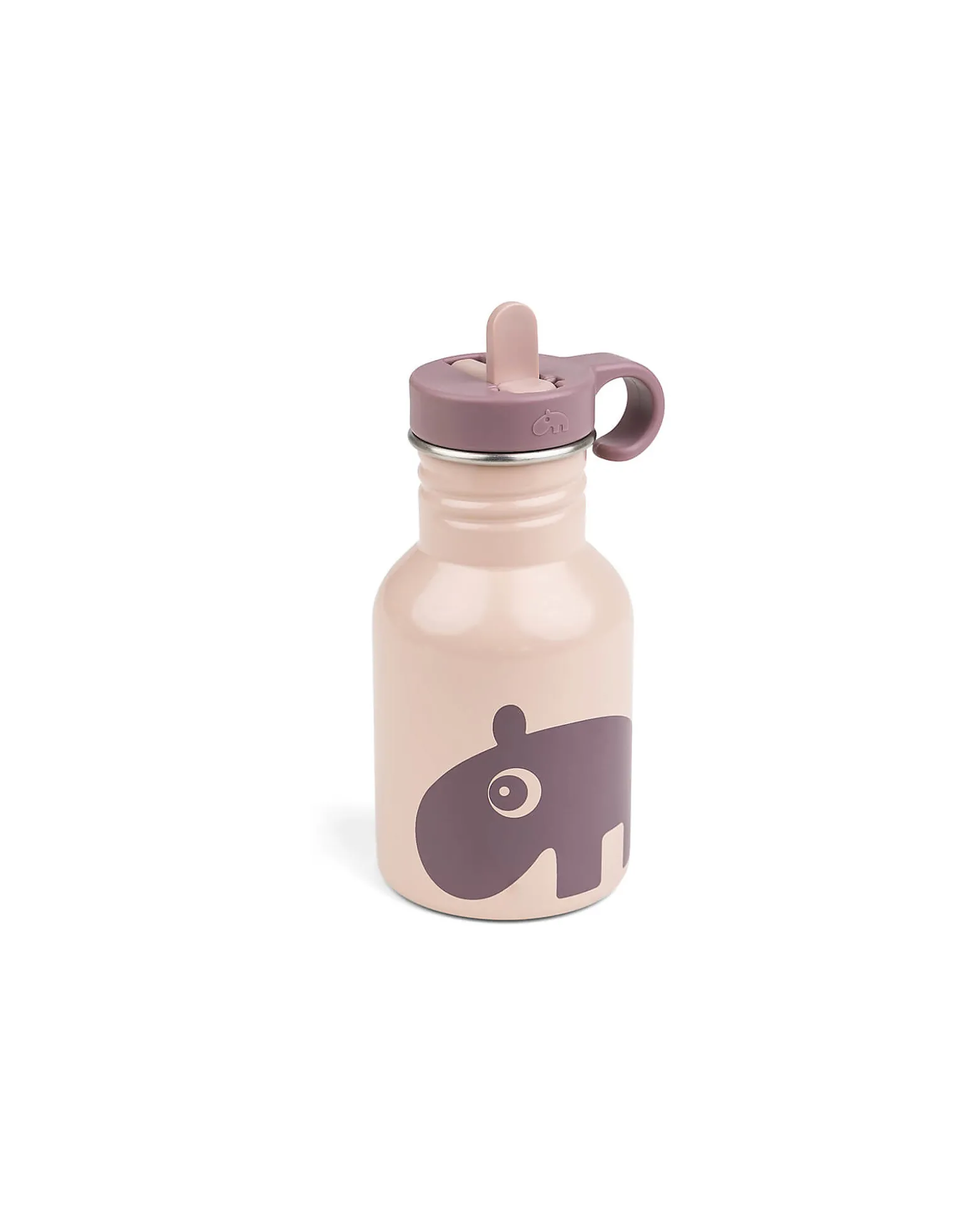 Borraccia in Metallo 350 ml - Ozzo - Powder - con Cannuccia a Scomparsa!