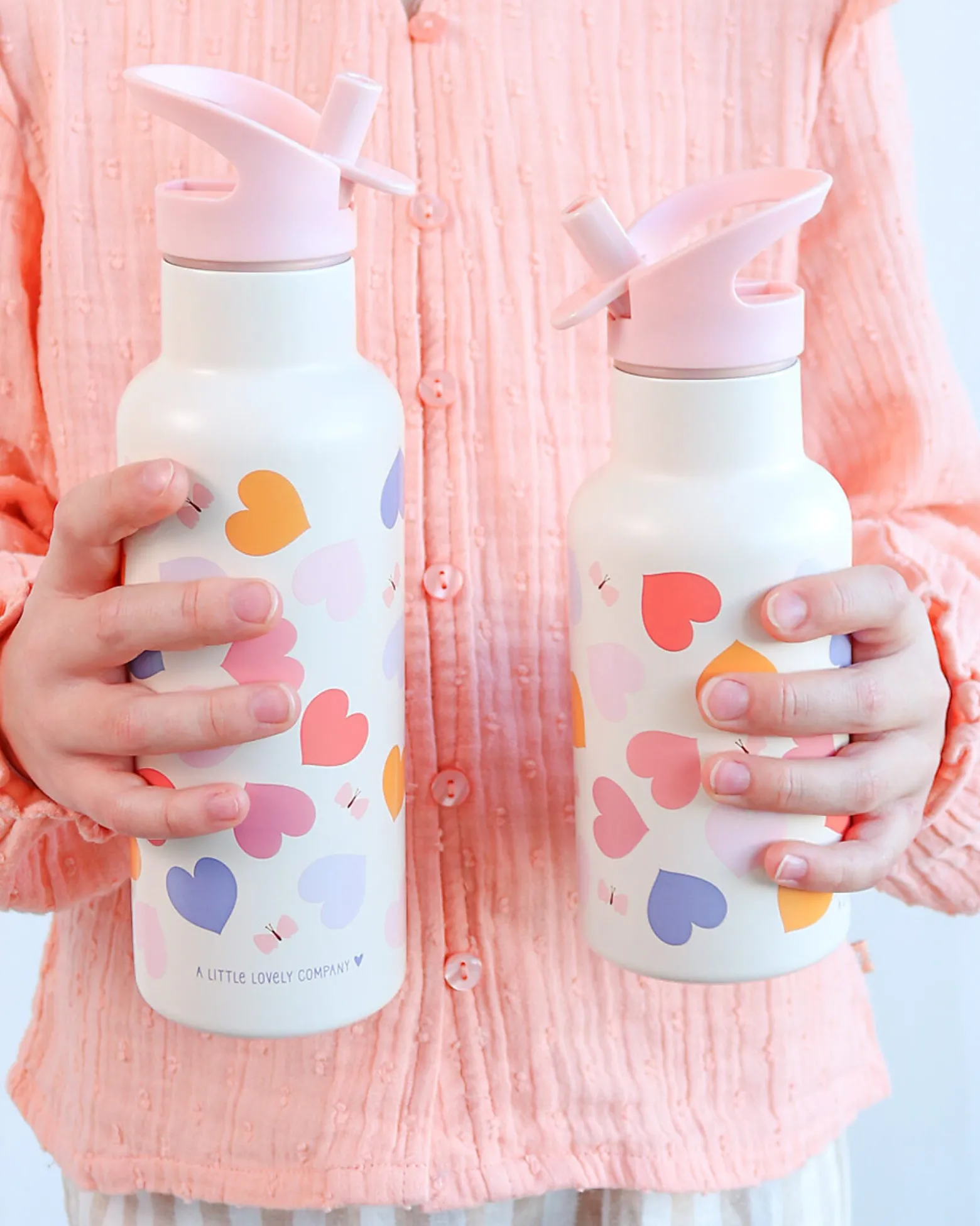 Borraccia Termica in Acciaio Inossidabile - 350 ml - Cuori
