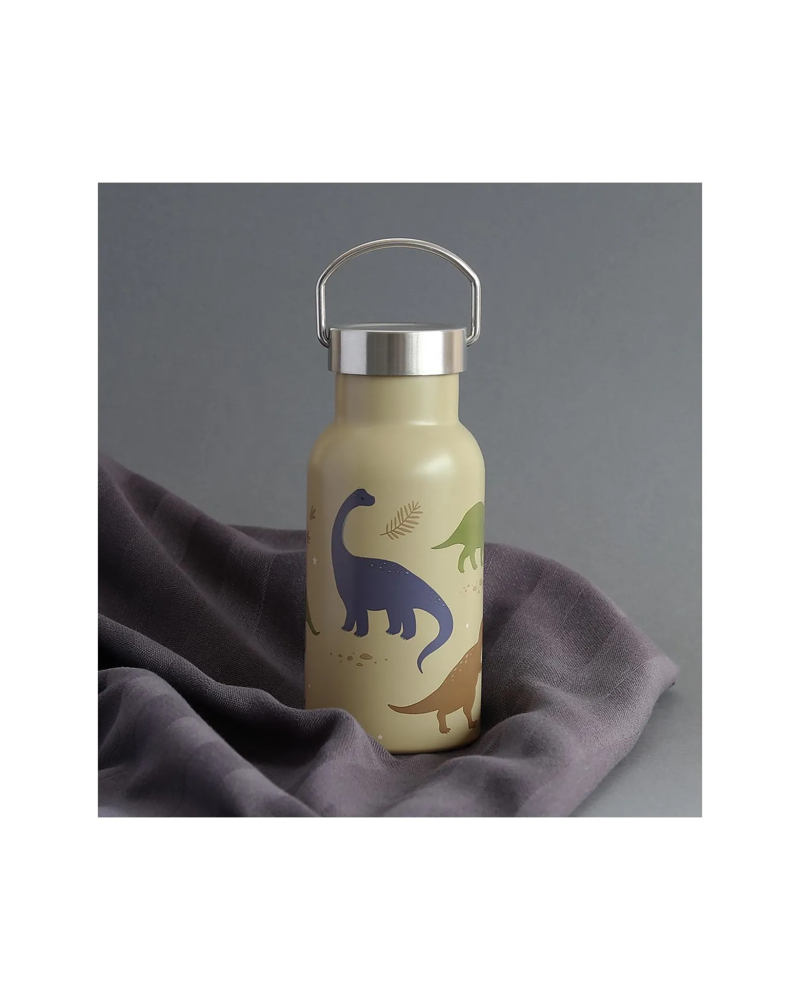 Borraccia Termica in Acciaio Inossidabile - 350 ml - Dinosauri