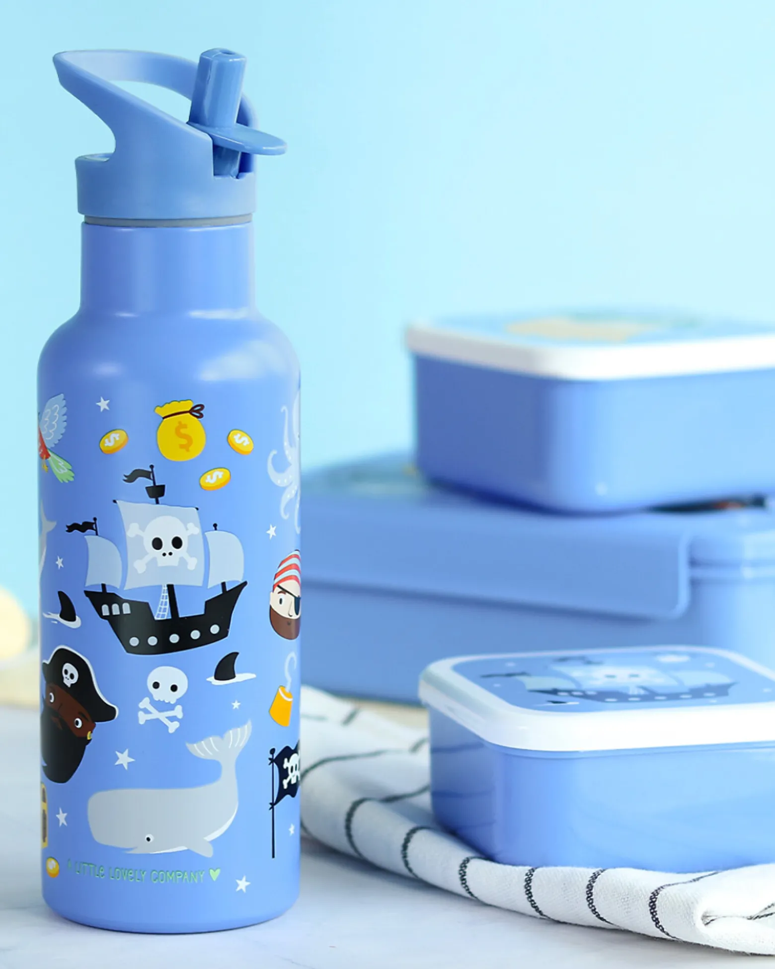 Borraccia Termica in Acciaio Inossidabile - 500 ml - Pirati