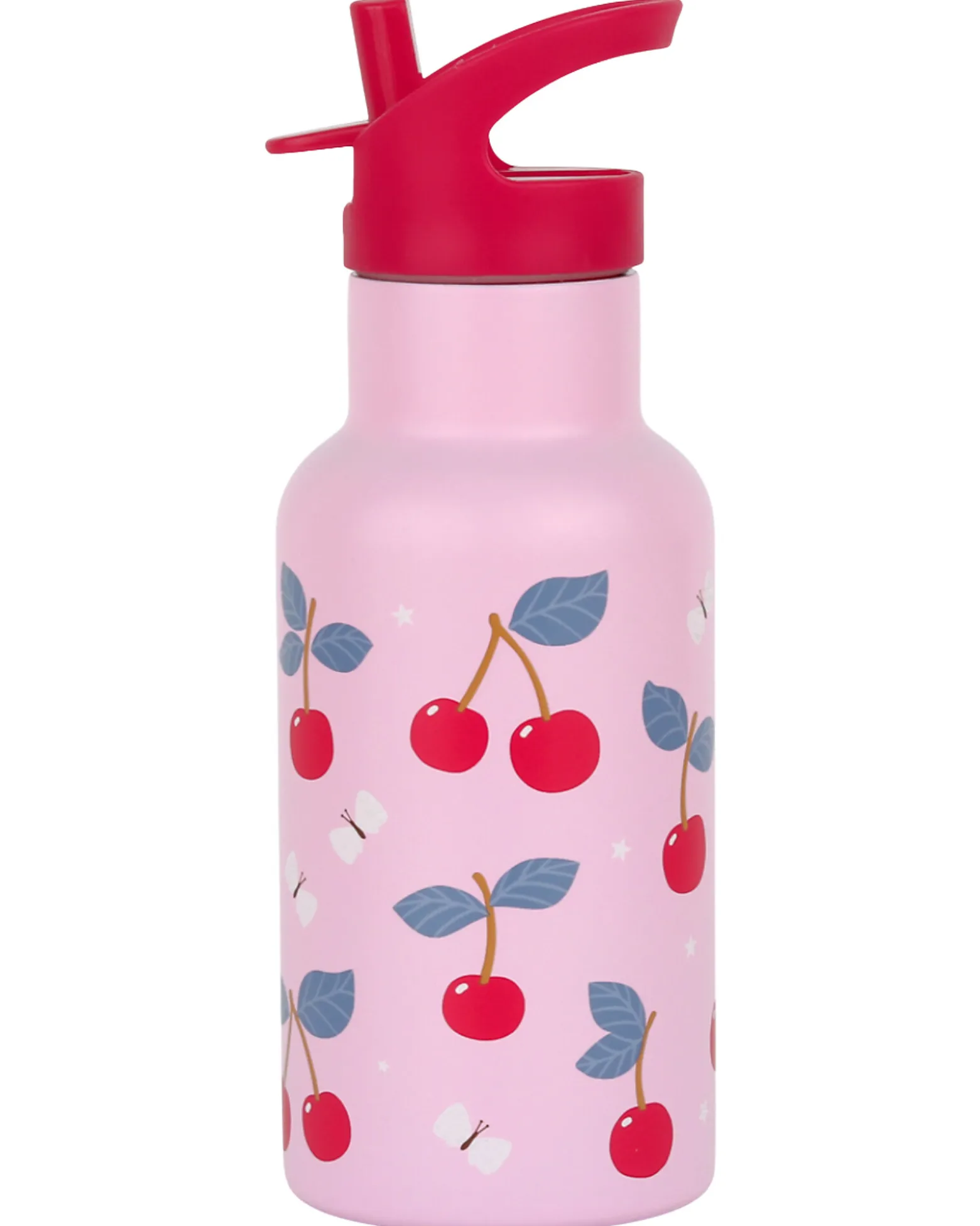 Borraccia Termica in Acciaio Inossidabile - 350 ml - Ciliegie