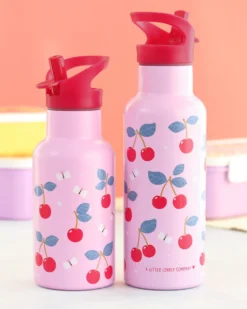 Borraccia Termica in Acciaio Inossidabile - 350 ml - Ciliegie