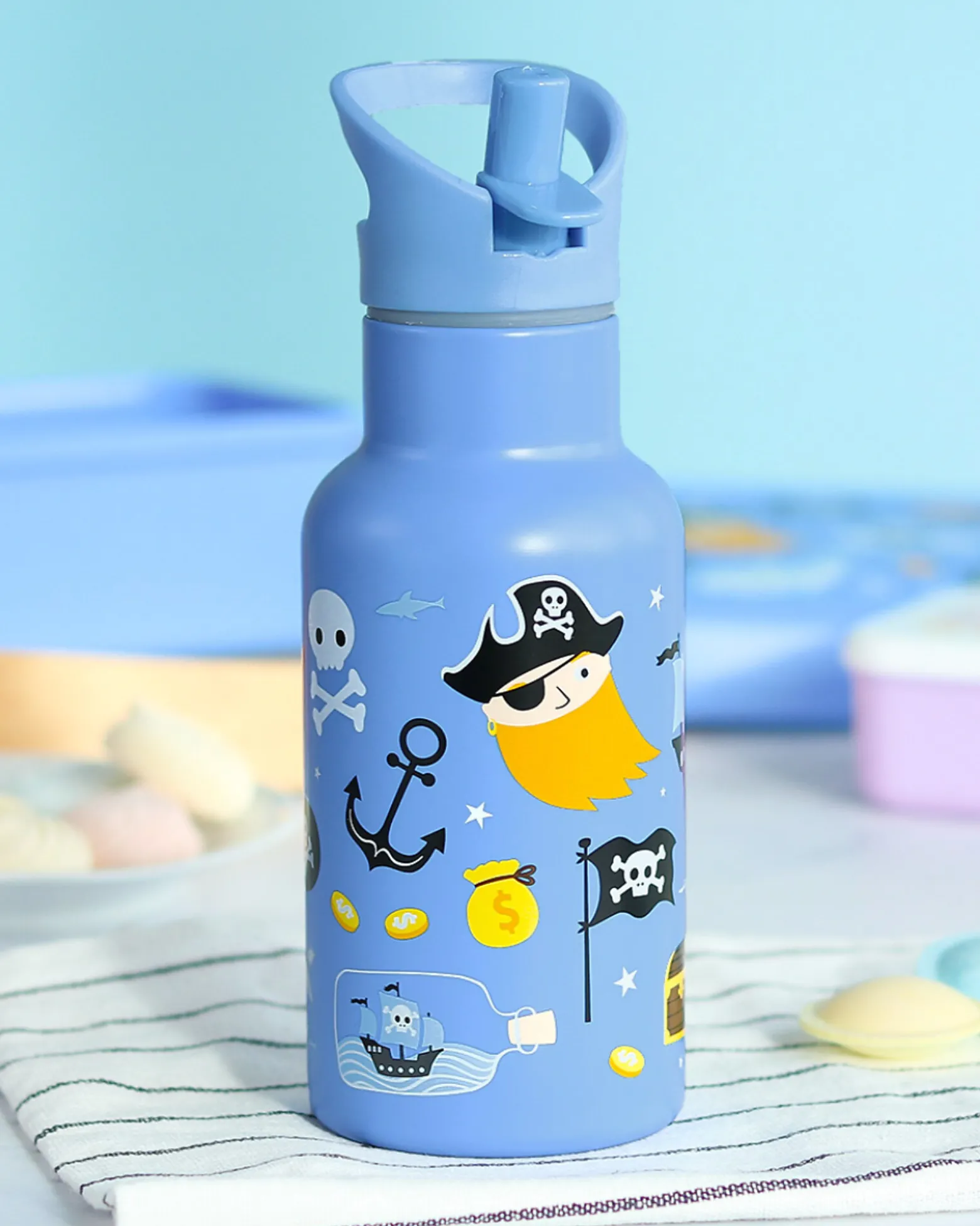 Borraccia Termica in Acciaio Inossidabile - 350 ml - Pirati