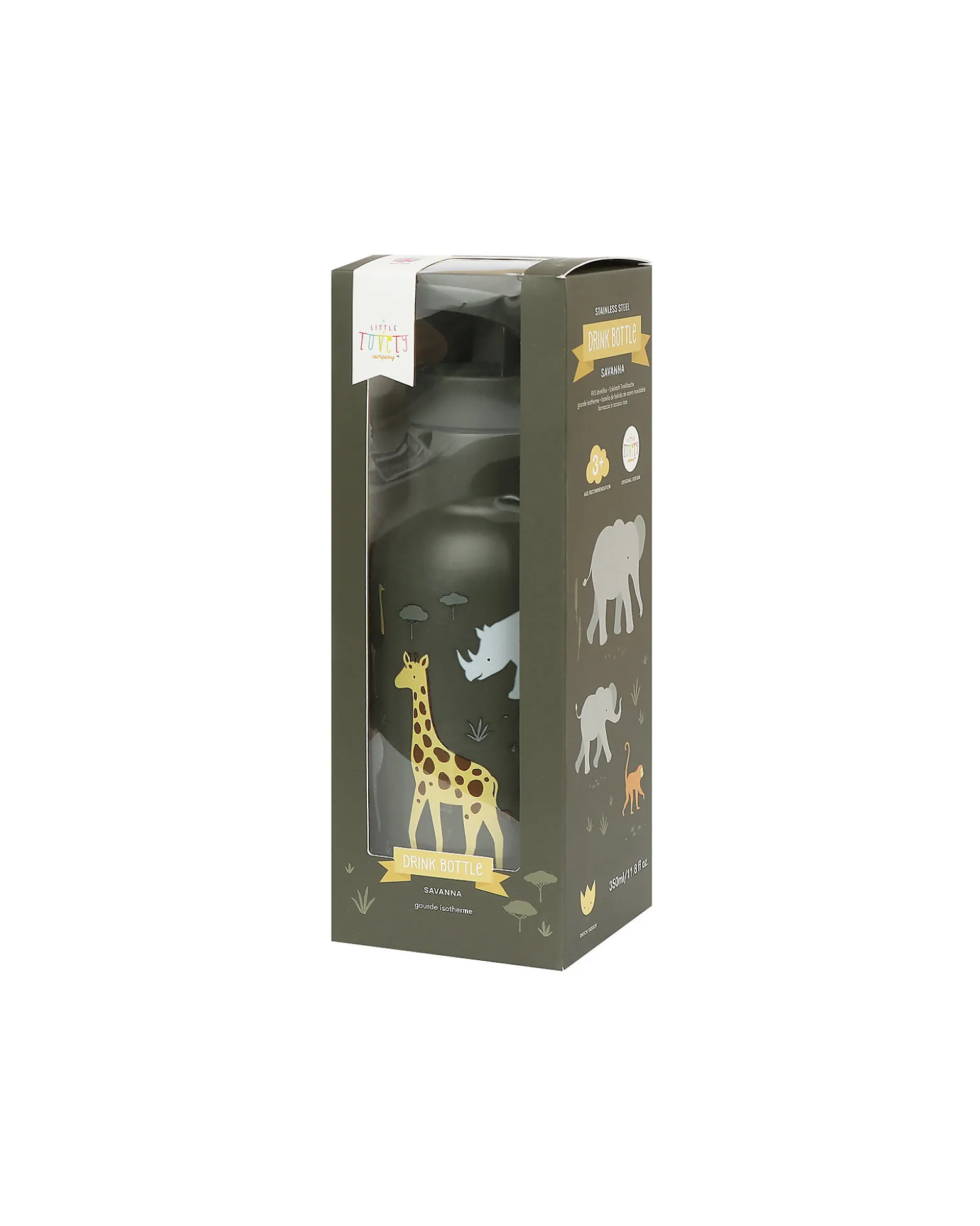 Borraccia Termica in Acciaio Inossidabile - 350 ml - Savana