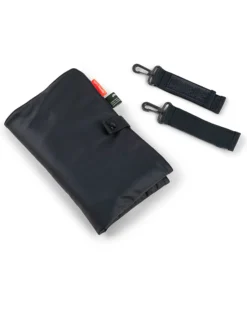 Borsa Cambio con Fasciatoio - Trapuntata - Nera - 24 L - Fatto con Bottiglie di Plastica Riciclata