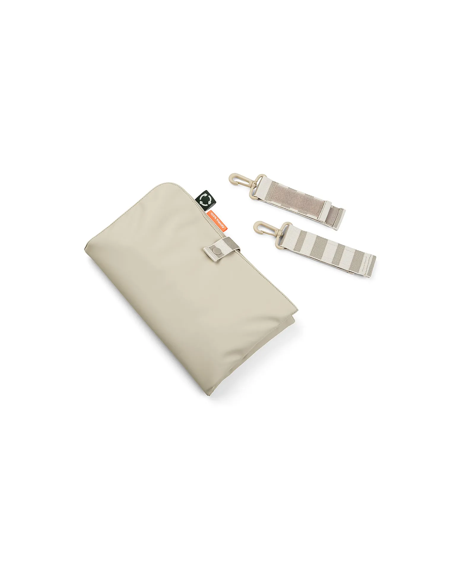 Borsa Cambio con Fasciatoio - Trapuntata - Sabbia - 24 L - Fatto con Bottiglie di Plastica Riciclata