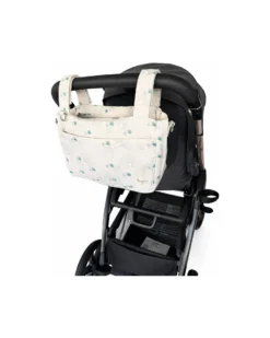 Borsa Organizer per Passeggino - Ginkgo - Avorio - Compatibile con tutti i modelli di passeggino