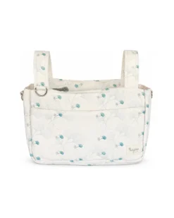 Borsa Organizer per Passeggino - Ginkgo - Avorio - Compatibile con tutti i modelli di passeggino