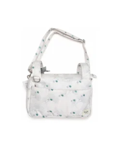 Borsa Organizer per Passeggino - Ginkgo - Avorio - Compatibile con tutti i modelli di passeggino