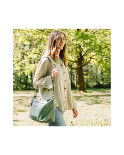 Borsa Passeggino Impermeabile - Verde - Ganci Inclusi