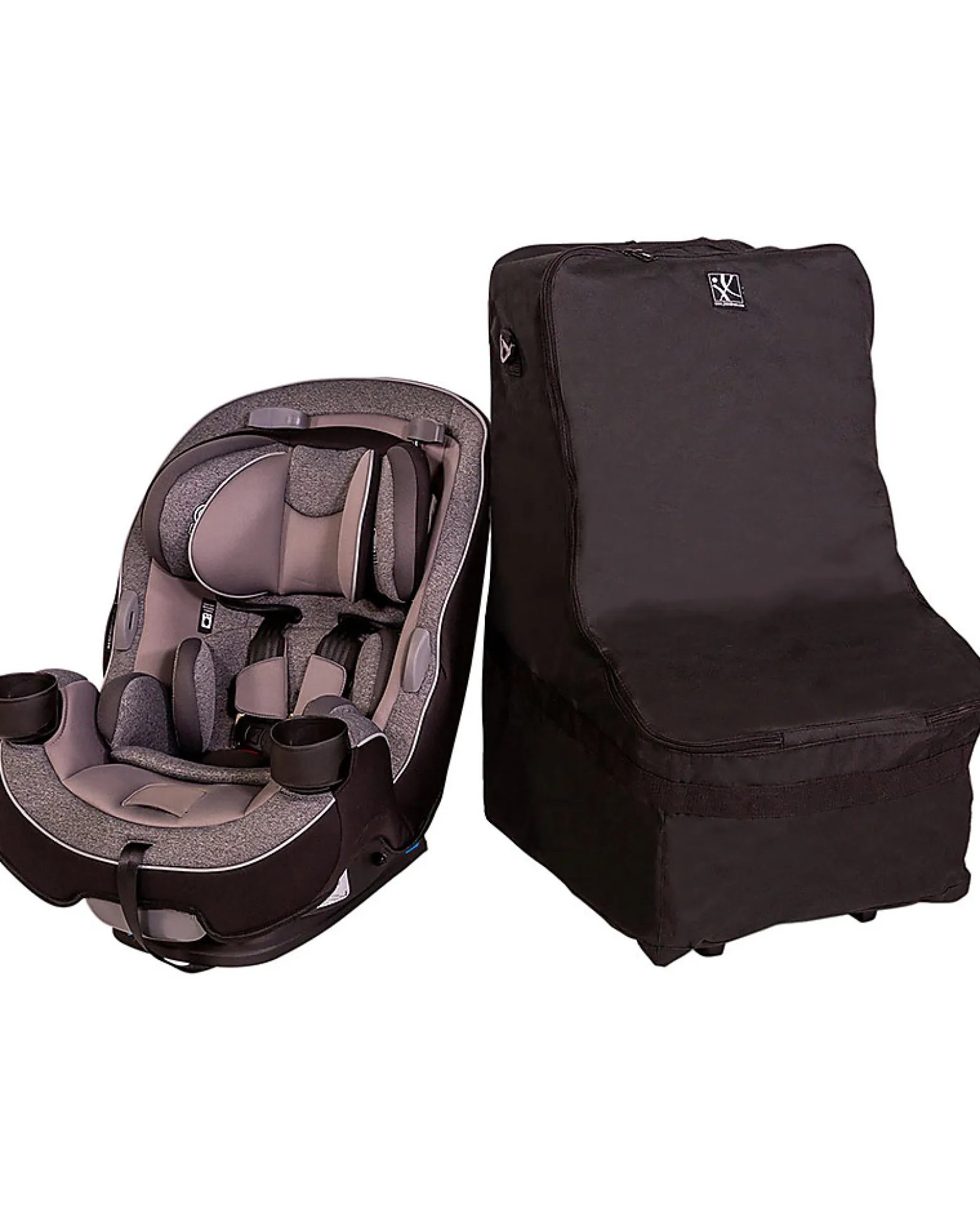 Borsa Viaggio con Ruote per Seggiolino Auto Wheelie - Nero