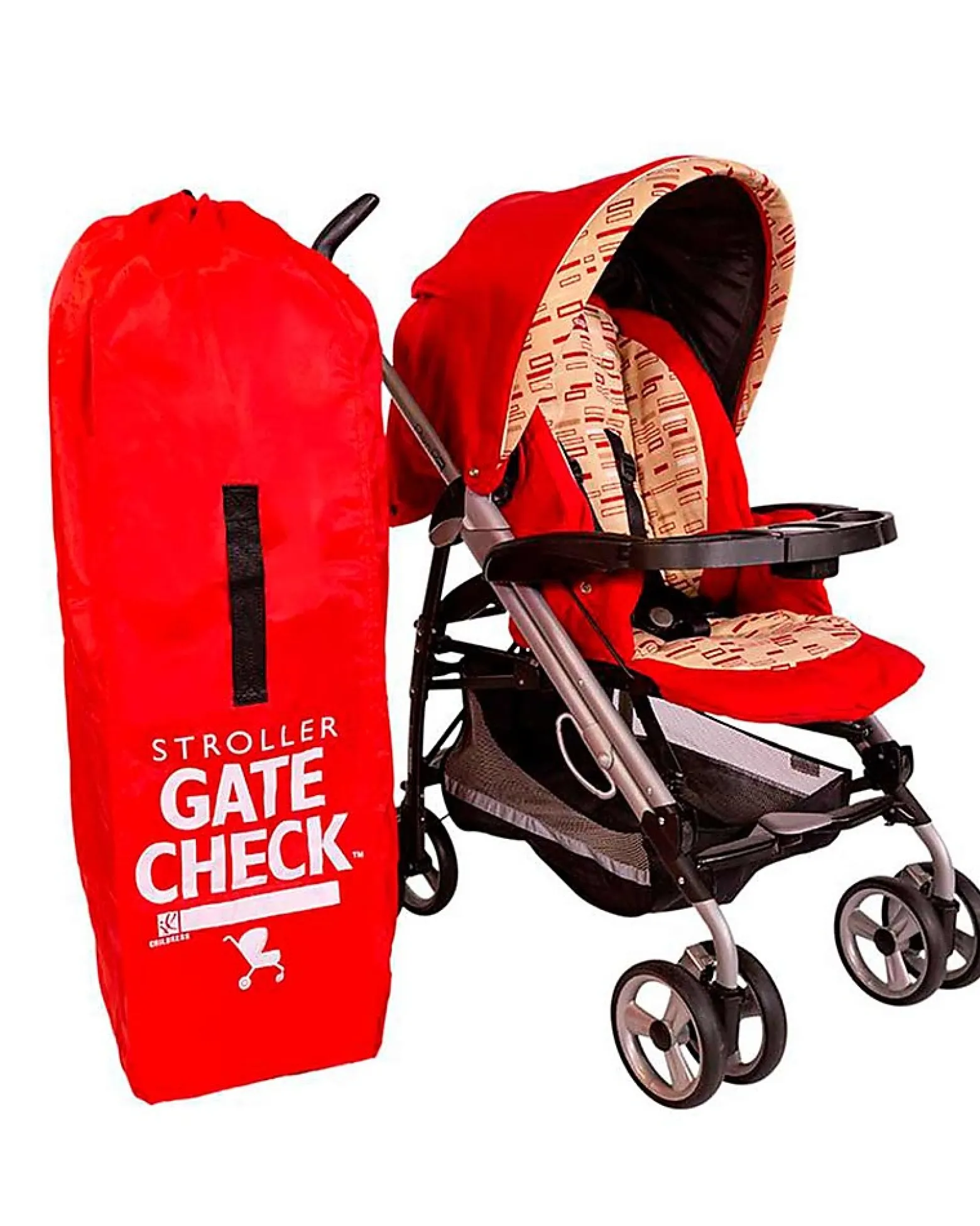 Borsa Viaggio per Passeggino a Ombrello Gate Check - Rosso