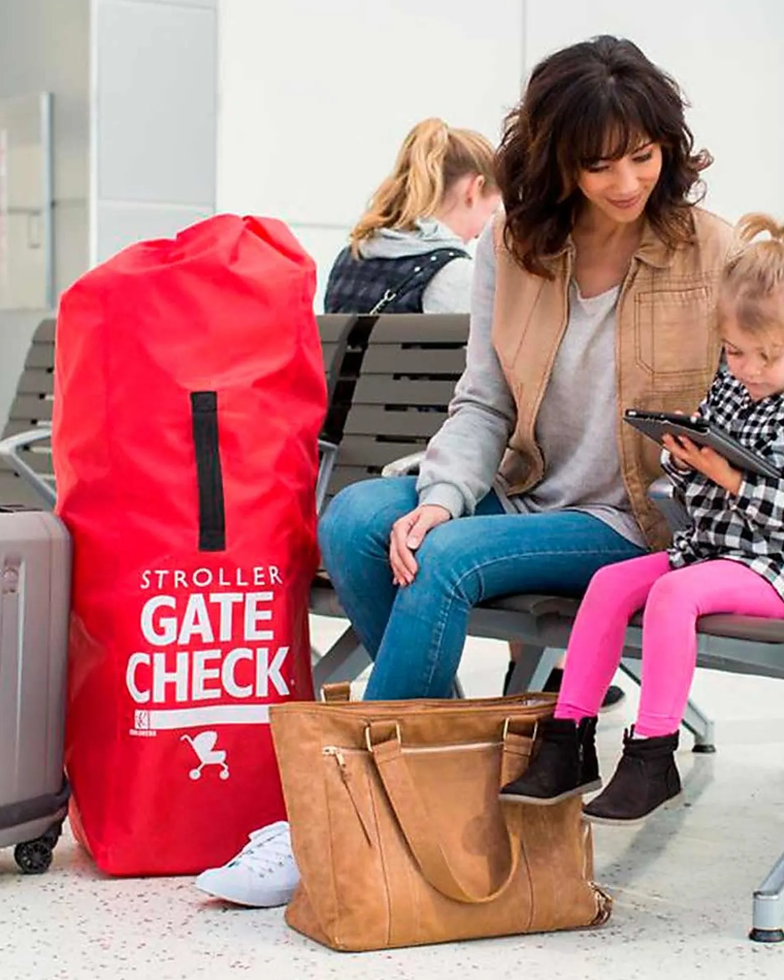 Borsa Viaggio per Passeggino a Ombrello Gate Check - Rosso
