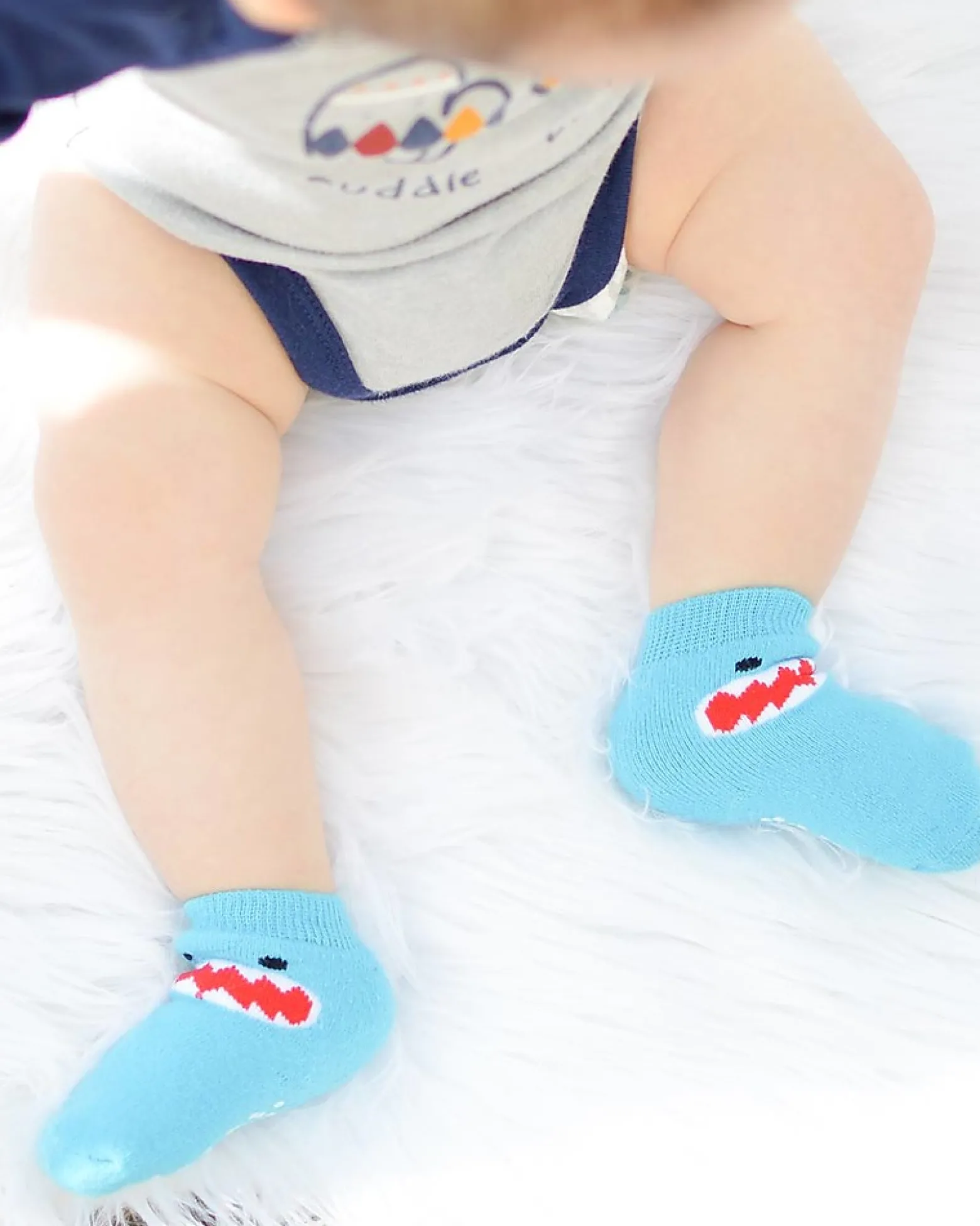 Calzini Antiscivolo Grip+Easy, Pacco da 3 - Sherman lo Squalo