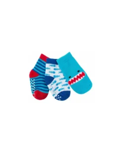 Calzini Antiscivolo Grip+Easy, Pacco da 3 - Sherman lo Squalo